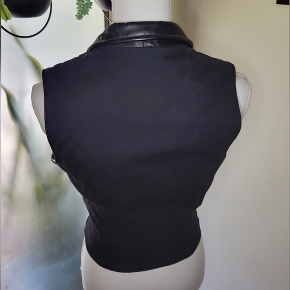 Wilson Leathers Womens Front Zip Leather Vest - Picture 5 of 9